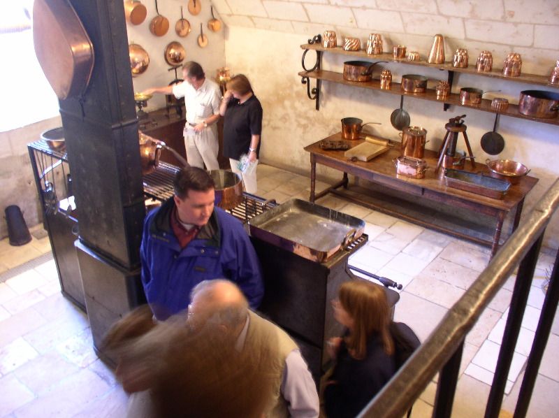 Chenonceau - kitchen (updated during WWI)