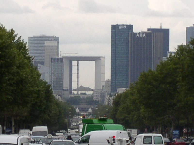 From the Arc de Triomphe