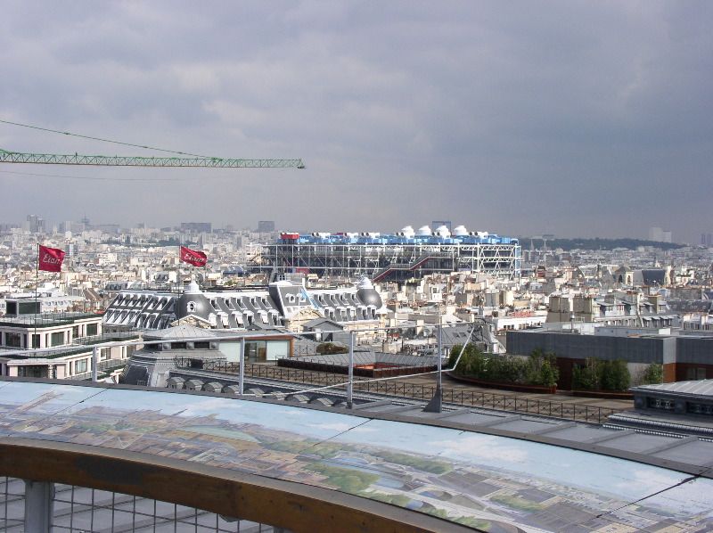Atop the Samaritaine - Pompidou