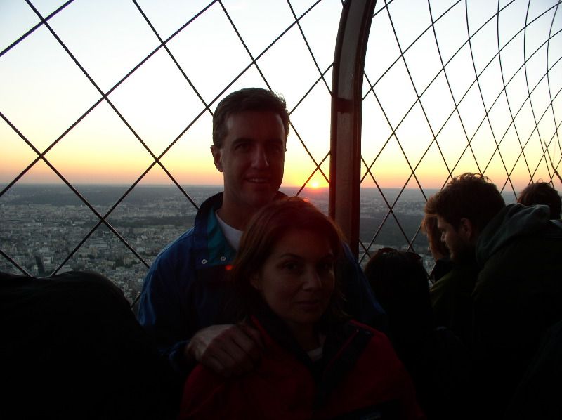 Us atop the Eiffel Tower