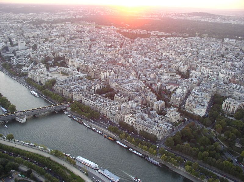 Seine from the Eiffel Tower