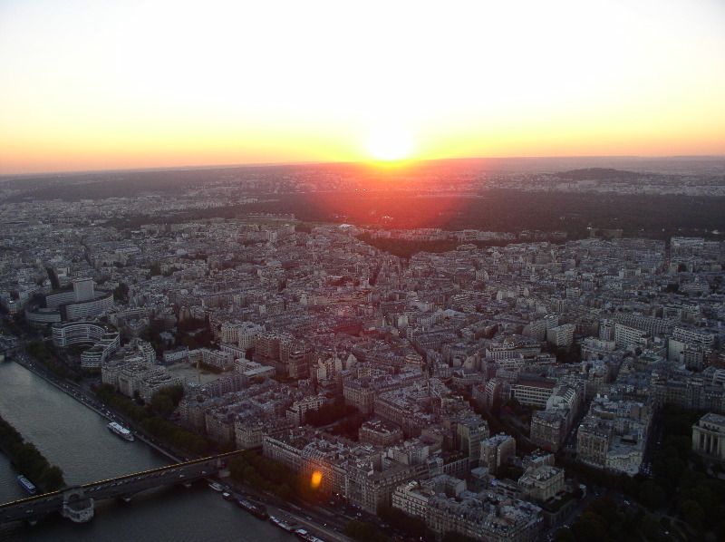 Sunset from the Eiffel Tower