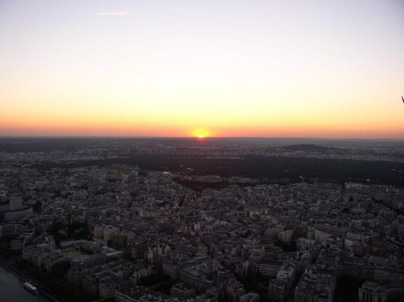 Sunset from the Eiffel Tower