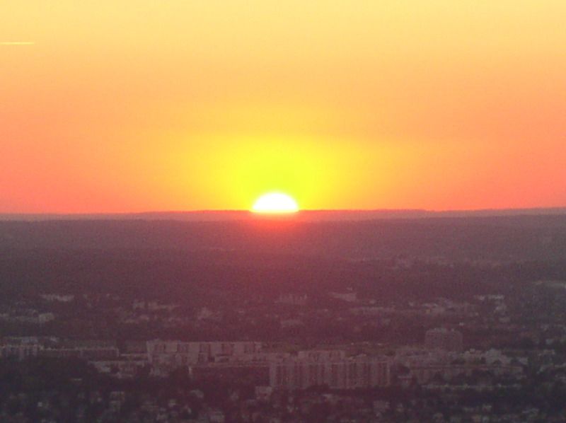 Sunset from the Eiffel Tower