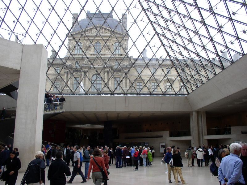 The Louvre entrance