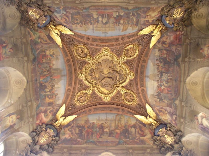 The Louvre - ceiling