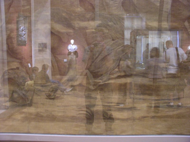 The Louvre - faded painting
