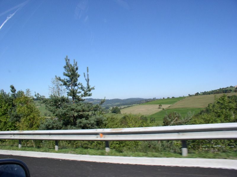 Driving to Provence - scenery
