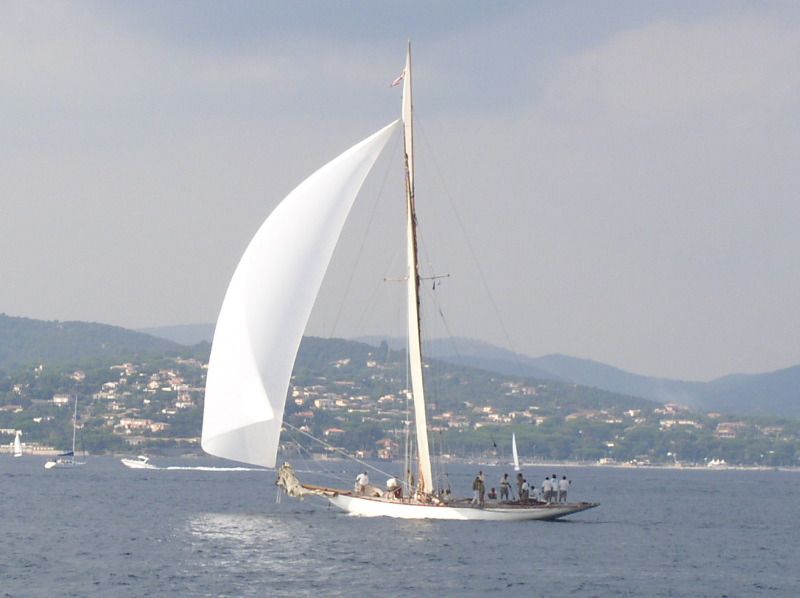 St. Tropez - boat in race